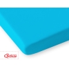 Drap en Coton pour Lit de Bébé 120x60 cm Turquoise