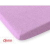 Drap en Tissu éponge pour Lit Bébé 120x60 cm  Lila