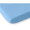Drap Housse en éponge pour Lit Bébé 140x70 cm Bleu