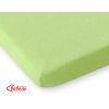 Drap Housse en éponge pour Lit Bébé 140x70 cm Vert