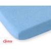 Drap Housse en éponge pour Lit Bébé  60x120 cm Bleu