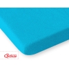 Drap Housse en éponge pour Lit Bébé 70x140 cm Turquoise