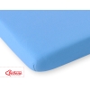 Drap Housse Jersey pour Lit Bébé 120 X 60 cm  Bleu