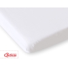Drap-housse pour Berceau en Coton 140x70 cm Blanc