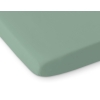 Drap-housse pour Berceau en Coton 140x70 cm Blanc Blanc Vert