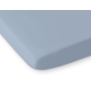 Drap-housse pour Berceau en Coton 140x70 cm Blanc Bleu Pastel