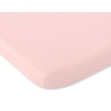 Drap-housse pour Berceau en Coton 140x70 cm Rose Poudré
