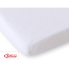Drap pour Lit de Bébé en Tissu éponge 140x200cm Blanc