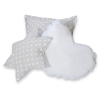 Ensemble de Coussin 3 pcs pour Tipi Gris