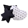 Ensemble de Coussin 3 pcs pour Tipi Noir