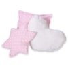 Ensemble de Coussin 3 pcs pour Tipi Rose à Pois
