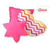 Ensemble de Coussin 3 pcs Rose Jaune Chevron