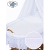 Blanc Ensemble de Couvertures 4 pcs pour Berceau avec Ciel Sophia