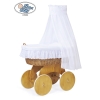 Blanc Ensemble de Couvertures 4 pcs pour Berceau avec Ciel Sophia
