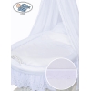 Blanc Ensemble de Couvertures 4 pcs pour Berceau avec Ciel Sophia