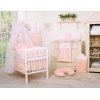 Ensemble de Linge de Lit 11 pcs avec Moustiquaire Rose Poudré Little Princess