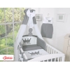 Ensemble de Linge de Lit 5 pcs avec Baldaquin - Little Prince/Princess Anthracite