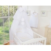 Ensemble de Linge de Lit 5 pcs avec Moustiquaire Blanc Prince / Princess