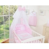Ensemble de Linge de Lit 5 pcs avec Moustiquaire Rose Prince / Princess