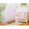 Ensemble de Linge de Lit 5 pcs avec Moustiquaire Rose Prince / Princess