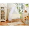 Ensemble de Linge de Lit 6 pcs pour Lit de Cododo Crème Cœurs