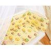 Ensemble de Linge de Lit 6 pcs pour Lit de Cododo Crème Hiboux