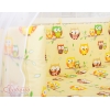 Ensemble de Linge de Lit 6 pcs pour Lit de Cododo Crème Hiboux