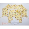 Ensemble de Linge de Lit 6 pcs pour Lit de Cododo Crème Hiboux