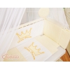 Ensemble de Linge de Lit 6 pcs pour Lit de Cododo Crème Prince / Princess