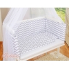 Ensemble de Linge de Lit 6 pcs pour Lit de Cododo Gris