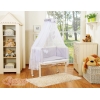 Ensemble de Linge de Lit 6 pcs pour Lit de Cododo Gris Cœurs