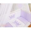 Ensemble de Linge de Lit 6 pcs pour Lit de Cododo Lila Prince / Princess