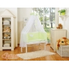 Ensemble de Linge de Lit 6 pcs pour Lit de Cododo Vert Cœurs