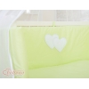 Ensemble de Linge de Lit 6 pcs pour Lit de Cododo Vert Cœurs