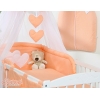Ensemble de Linge de Lit Bébé 11 pcs Ciel Pêche Cœurs