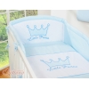Ensemble de Linge de Lit Bébé 3 pcs Bleu Prince / Princess