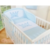 Ensemble de Linge de Lit Bébé 3 pcs Bleu Prince / Princess