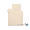 Ensemble de Linge de Lit de Lit pour Bébé 2 pcs  Beige