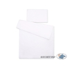Ensemble de Linge de Lit de Lit pour Bébé 2 pcs  Blanc