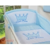 Ensemble de Linge de Lit de Lit pour Bébé 2 pcs Bleu Prince / Princess