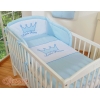 Ensemble de Linge de Lit de Lit pour Bébé 2 pcs Bleu Prince / Princess