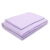 Ensemble de Linge de Lit de Lit pour Bébé 2 pcs Lila Cœurs