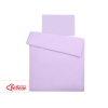 Ensemble de Linge de Lit de Lit pour Bébé 2 pcs Lila Cœurs