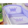 Ensemble de Linge de Lit de Lit pour Bébé 2 pcs Lila Prince / Princess