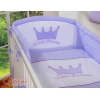 Ensemble de Linge de Lit de Lit pour Bébé 2 pcs Lila Prince / Princess