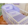 Ensemble de Linge de Lit de Lit pour Bébé 2 pcs Lila Prince / Princess