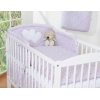 Ensemble de Linge de Lit de Lit pour Bébé 2 pcs Rose Fleurs Cœurs