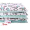 Ensemble de Linge de Lit Enfant 2 pcs 100x135 MINI Chevaux à Bascule