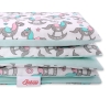 Ensemble de Linge de Lit Enfant 2 pcs 100x135 MINI Chevaux à Bascule