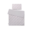 Ensemble de Linge de Lit Enfant 2 pcs 100x135 MINI Gris Hérissons